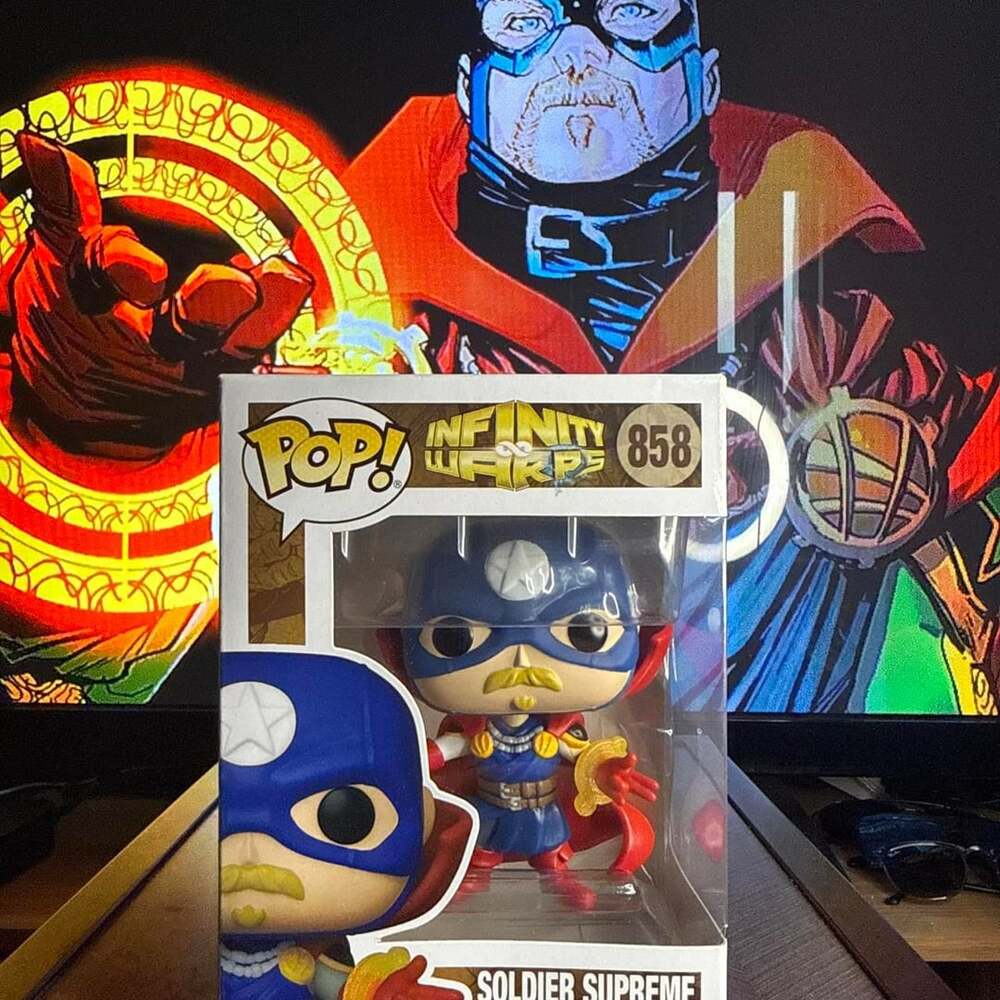 Funko Pop Marvel Soldier Supreme 858 Infinity Warps Vinyl Figure